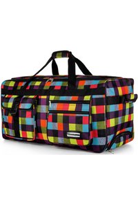 Normani MIT 3 ROLLEN 80 LITER - Wheeled suitcase - neon square