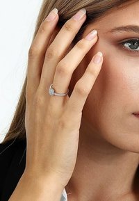 CHRIST Ring - weißgoldfarben