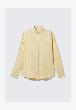 Weekday SEERSUCKER - Camisa - yellow light