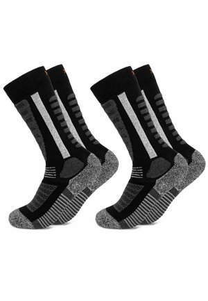 OCCULTO 2 PACK SKISOCKEN - Overkneestrümpfe - schwarz