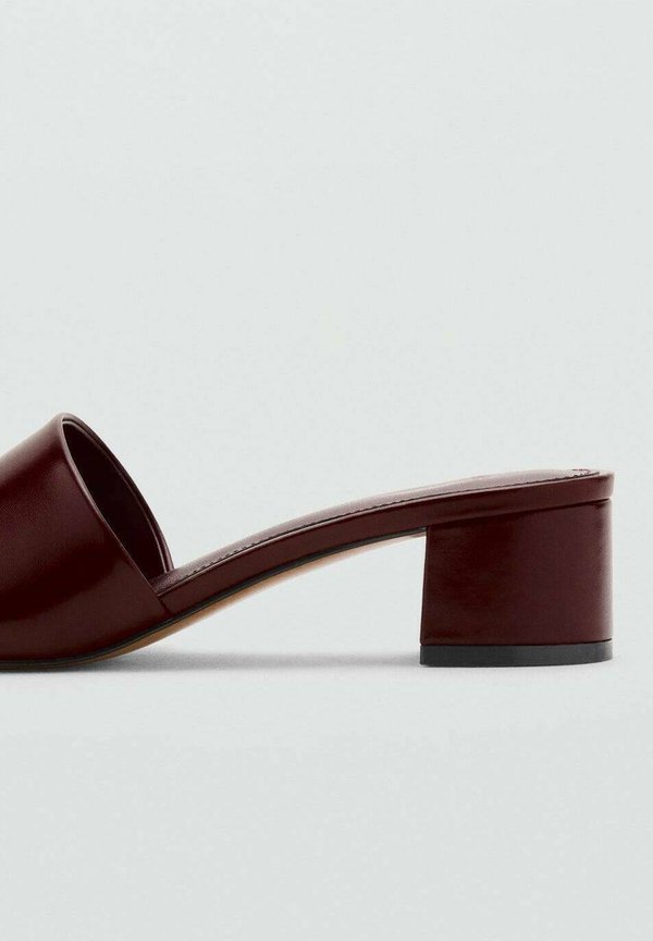 BLOCK - Heeled mules - bordeaux2