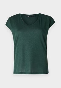 ONLSILVERY V NECK NOOS - Navadna majica - sycamore
