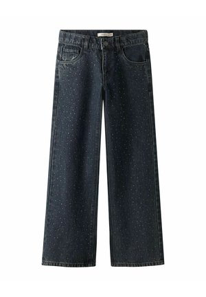 WIDE LEG STRASS - Traperice opuštenog kroja - dark midnight denim