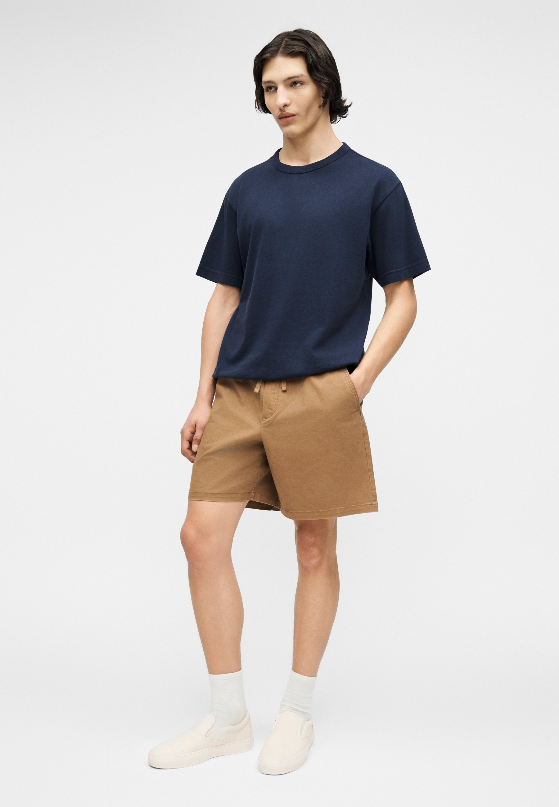 GAP SOFT CROPPED - Basic T-shirt - vintage navy/dark blue - Zalando.ie