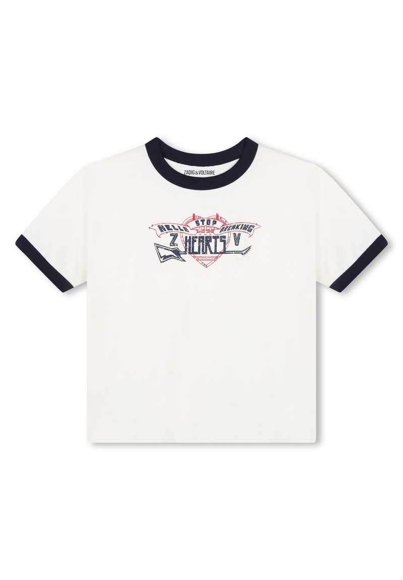 Zadig & Voltaire SHORT SLEEVES TEE - T-shirt print - ivory