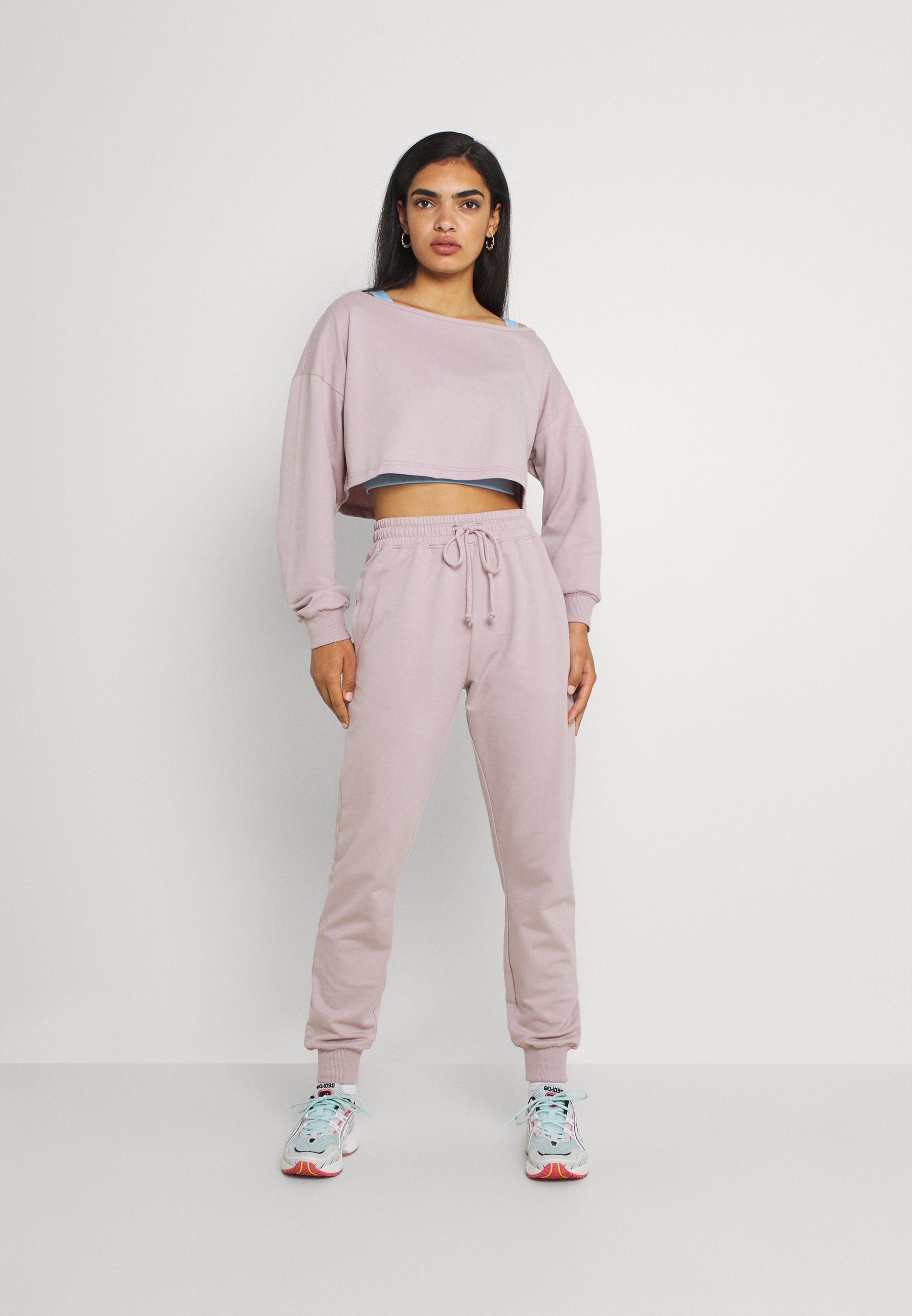 SHOULDER SET - Tracksuit - lilac/mauve 