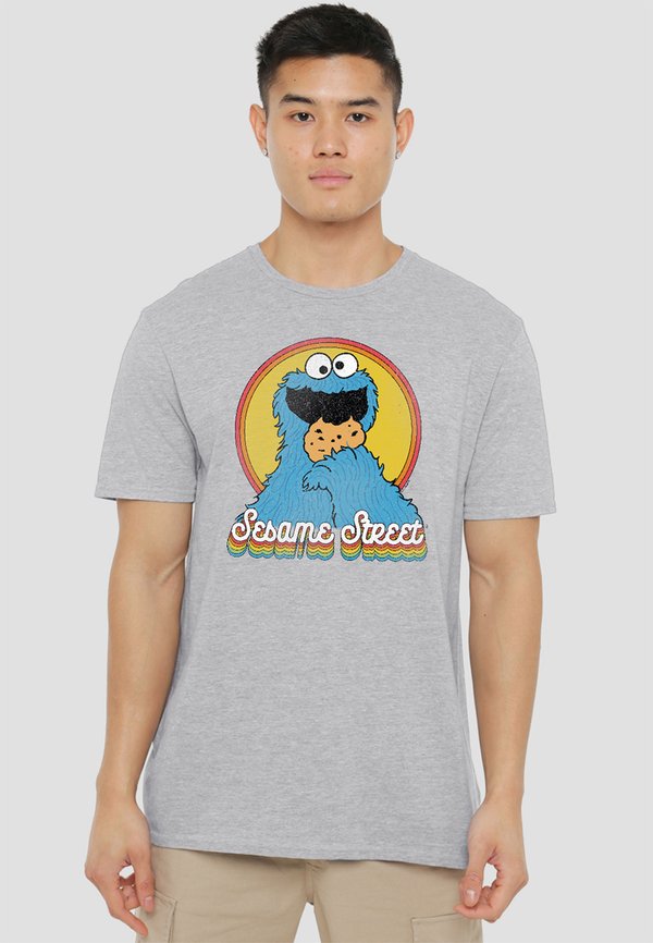 SESAME STREET COOKIE MONSTER LAYERS - T-Shirt print