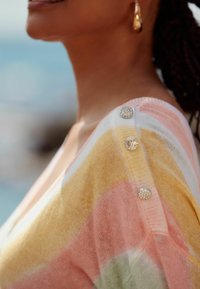 Next V-NECK GEM - Print T-shirt - orange