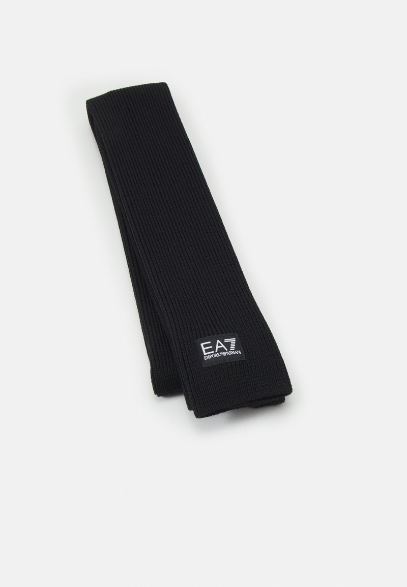 EA7 Emporio Armani TRAIN SCARF UNISEX Foulard black/noir ZALANDO.BE