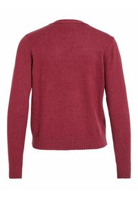 VILA VIRIL-NOOS - Strickjacke - beet red