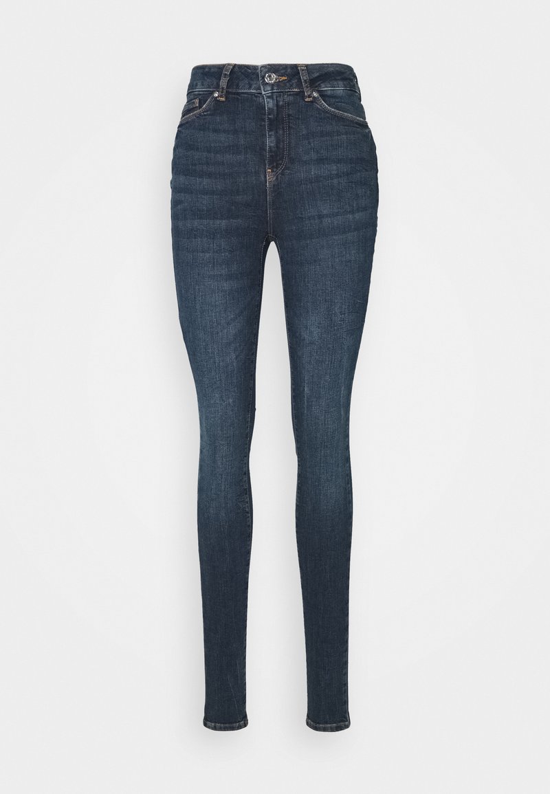 Vero Moda Tall Slim fit jeans donkerblauw denim