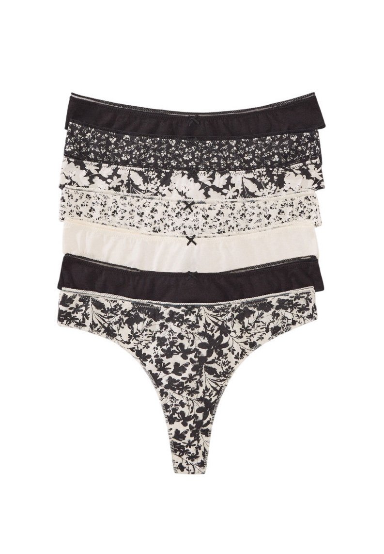women'secret - Stringi/czarny - Zalando.pl