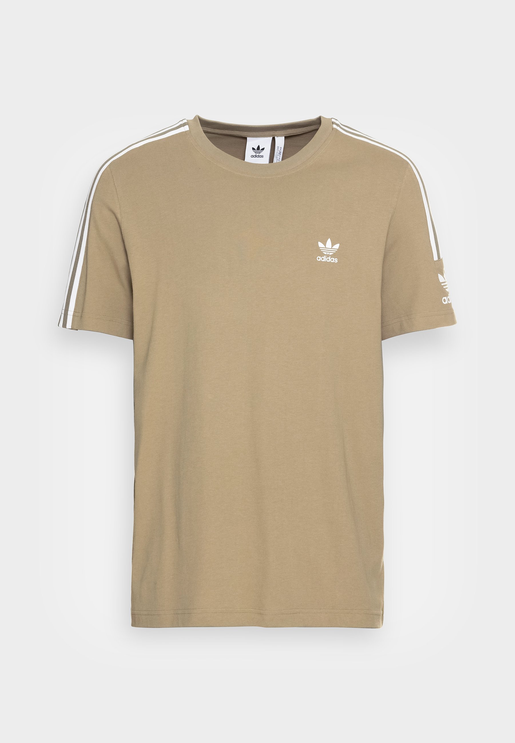 adidas Originals TECH TEE - T-Shirt print - orbit green/oliv - Zalando.de