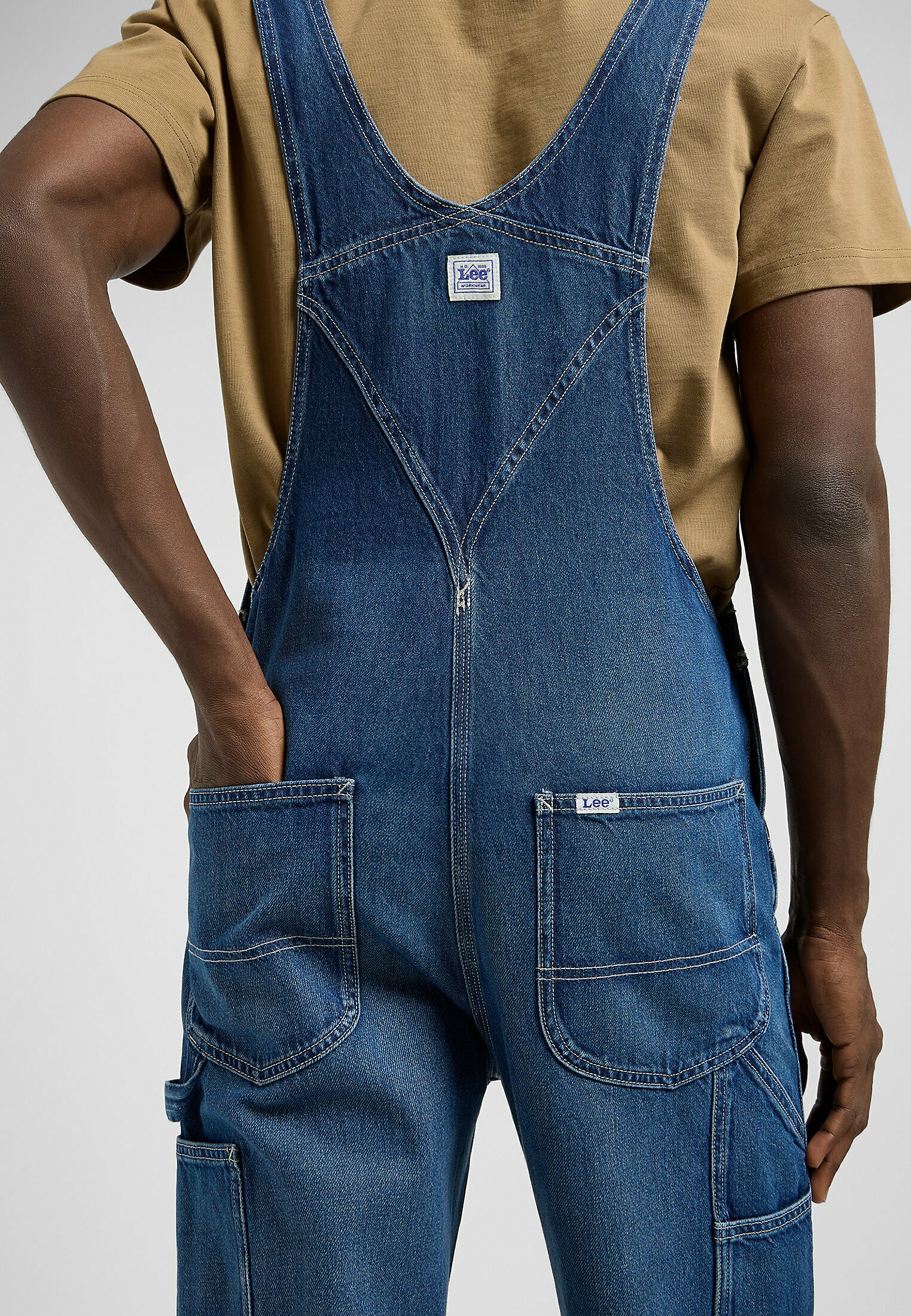 Lee BIB OVERALL - Dungarees - bash indigo/blue - Zalando