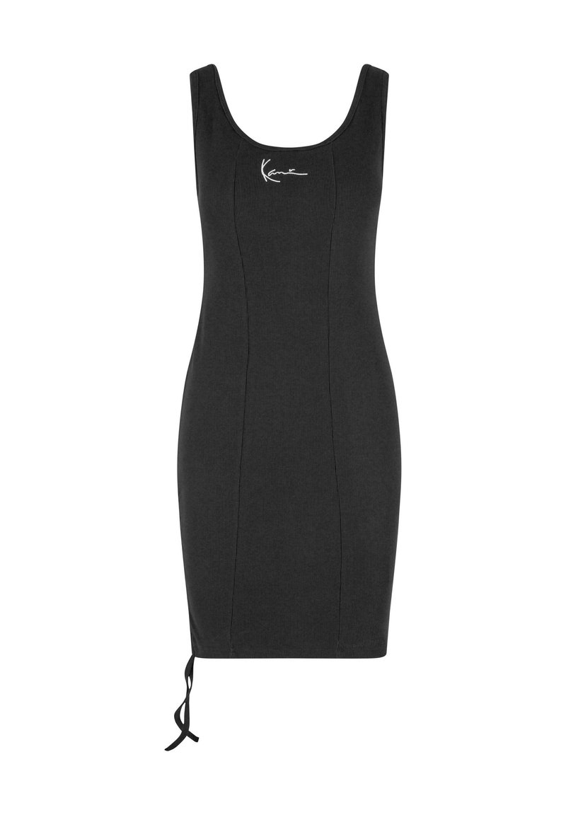 Karl Kani Gebreide jurk zwart Karl Kani Gebreide jurk zwart