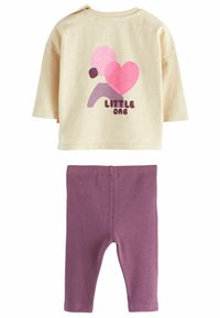 Next 6 PIECE SET STANDARD - Leggings - Hosen - tan brown hot pink