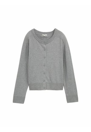CARDIGAN MIT KASCHMIR-ANTEIL - Strickjacke - medium silver grey melange