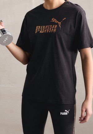 T-shirt print - black