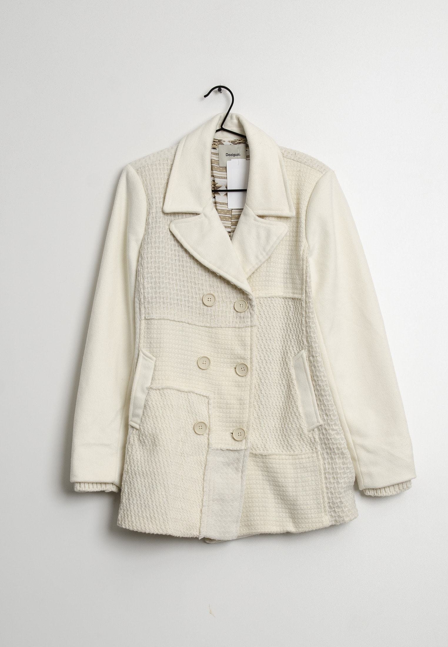 Desigual Abrigo de invierno - white/blanco - Zalando.es