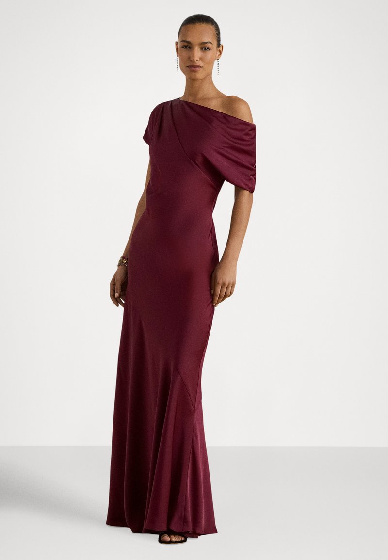 burgundy ralph lauren dress Dress woman Lauren Ralph Lauren