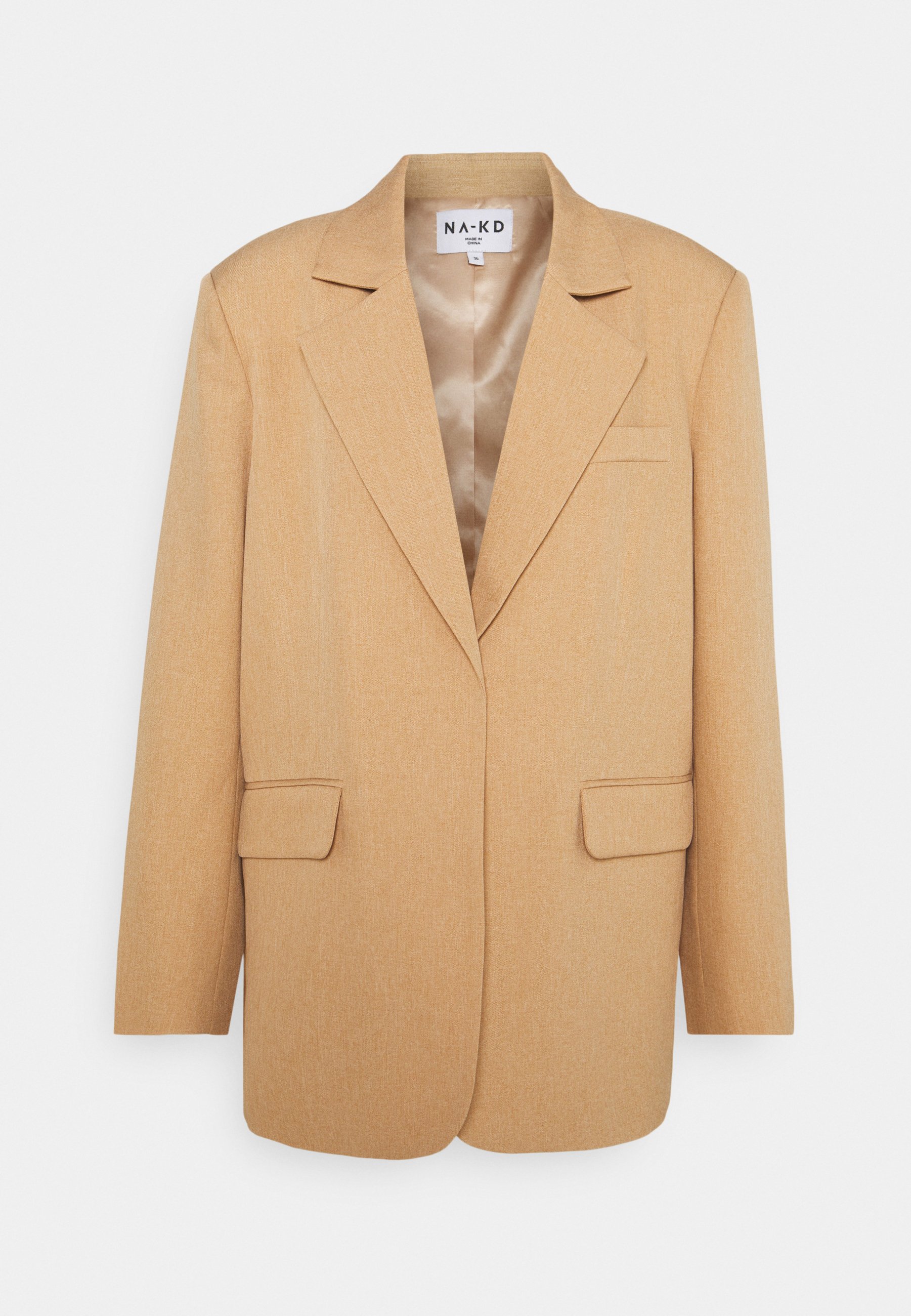 oversized yellow blazer