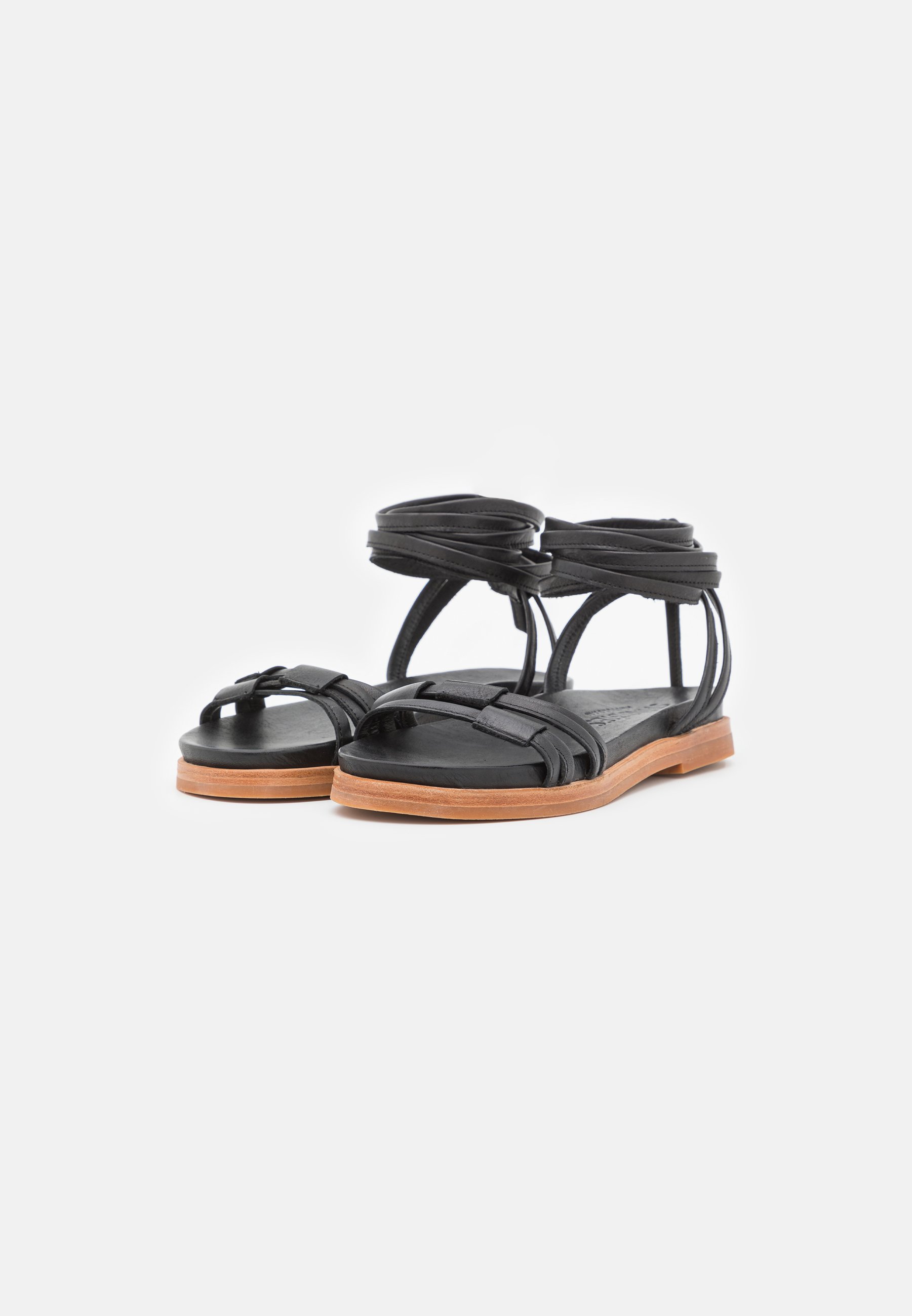 Shabbies Amsterdam Sandalen - black/zwart - Zalando.be