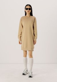 GANT SHIELD C NECK DRESS - Dnevna haljina - caramel beige
