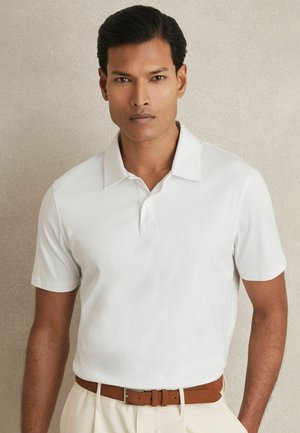 Reiss REGULAR FIT EARL SHORT SLEEVE - Piké - white