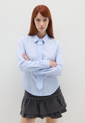 WITH  STRIPES  - Overhemdblouse - white light blue