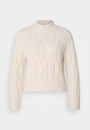 Vero Moda Petite, VMBAILY HIGHNECK - Striktrøje - birch