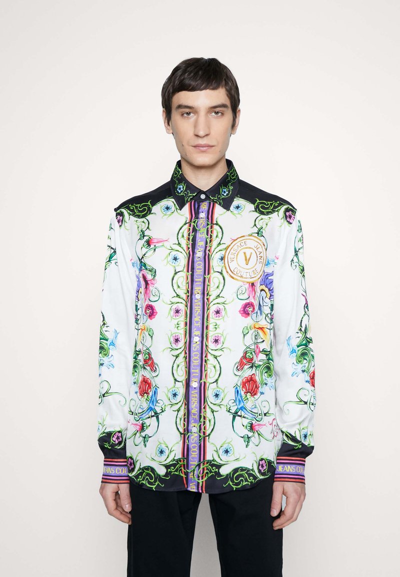 Versace Jeans Couture GARDEN Shirt white/gold/white Zalando.de