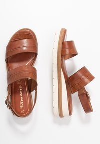 Tamaris Plateausandalette - cognac