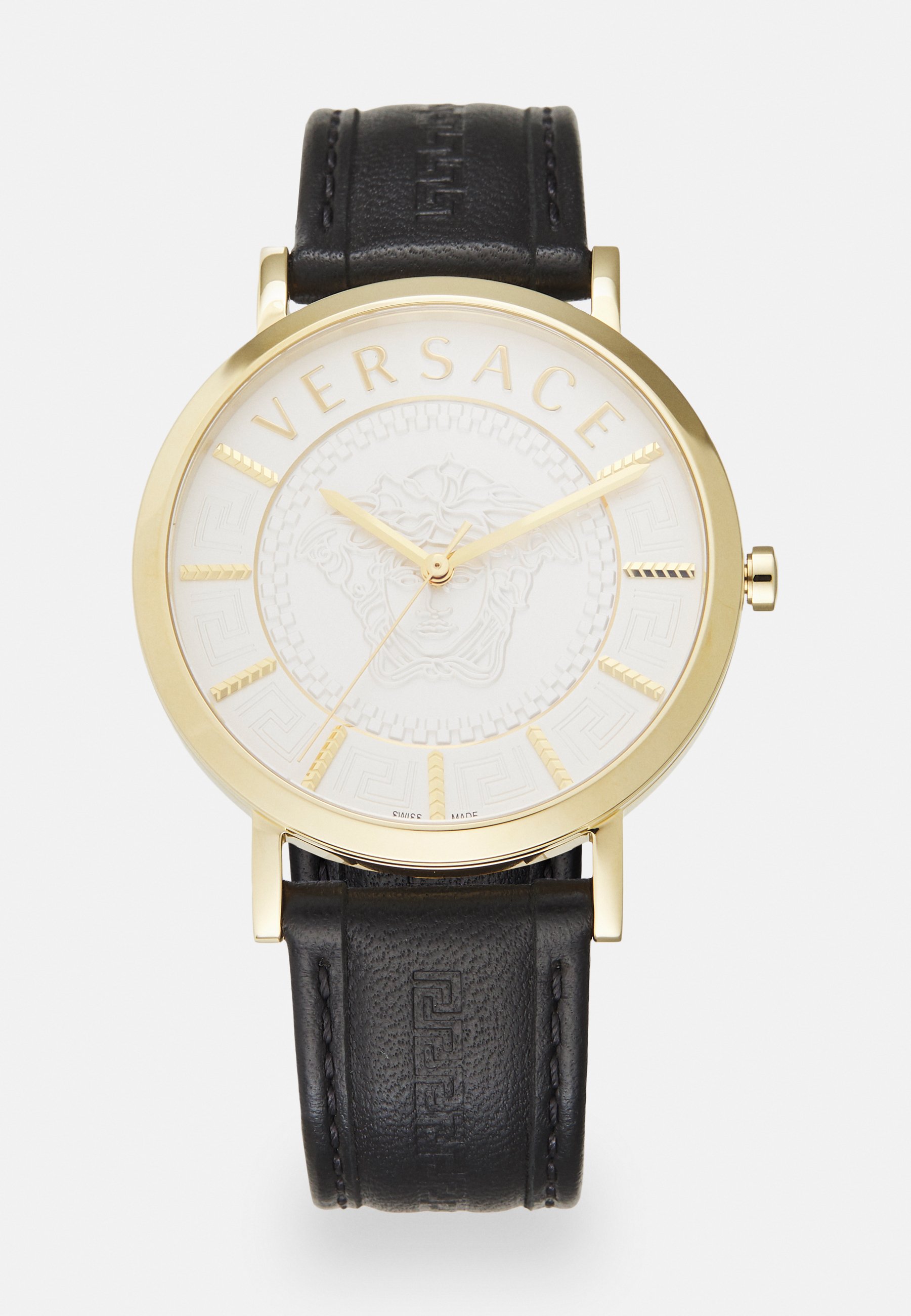 black versace watch