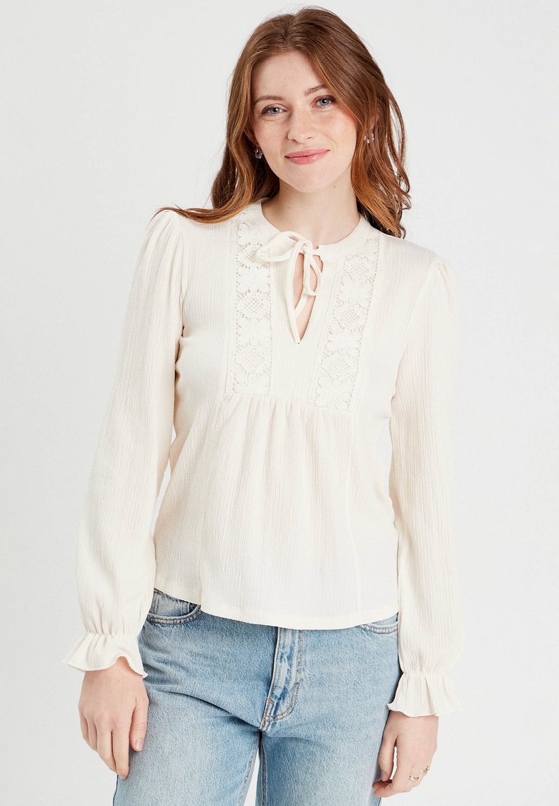 Cache Cache LANGARM - Blouse - ecru