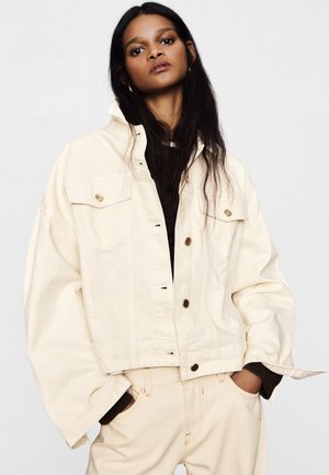 Bershka Jakna iz džinsa - beige