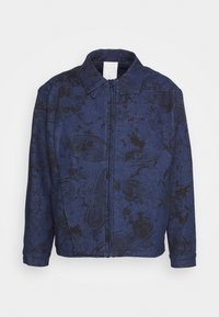 PRINTED JACKET - Denim jacket - dark blue/black