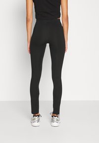 Even&Odd 2 PACK - Leggings - Calças - black/dark brown