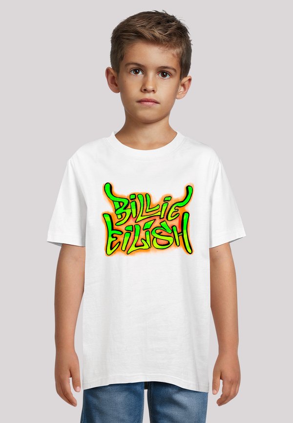 BILLIE EILISH LOGO - T-Shirt print - weiß