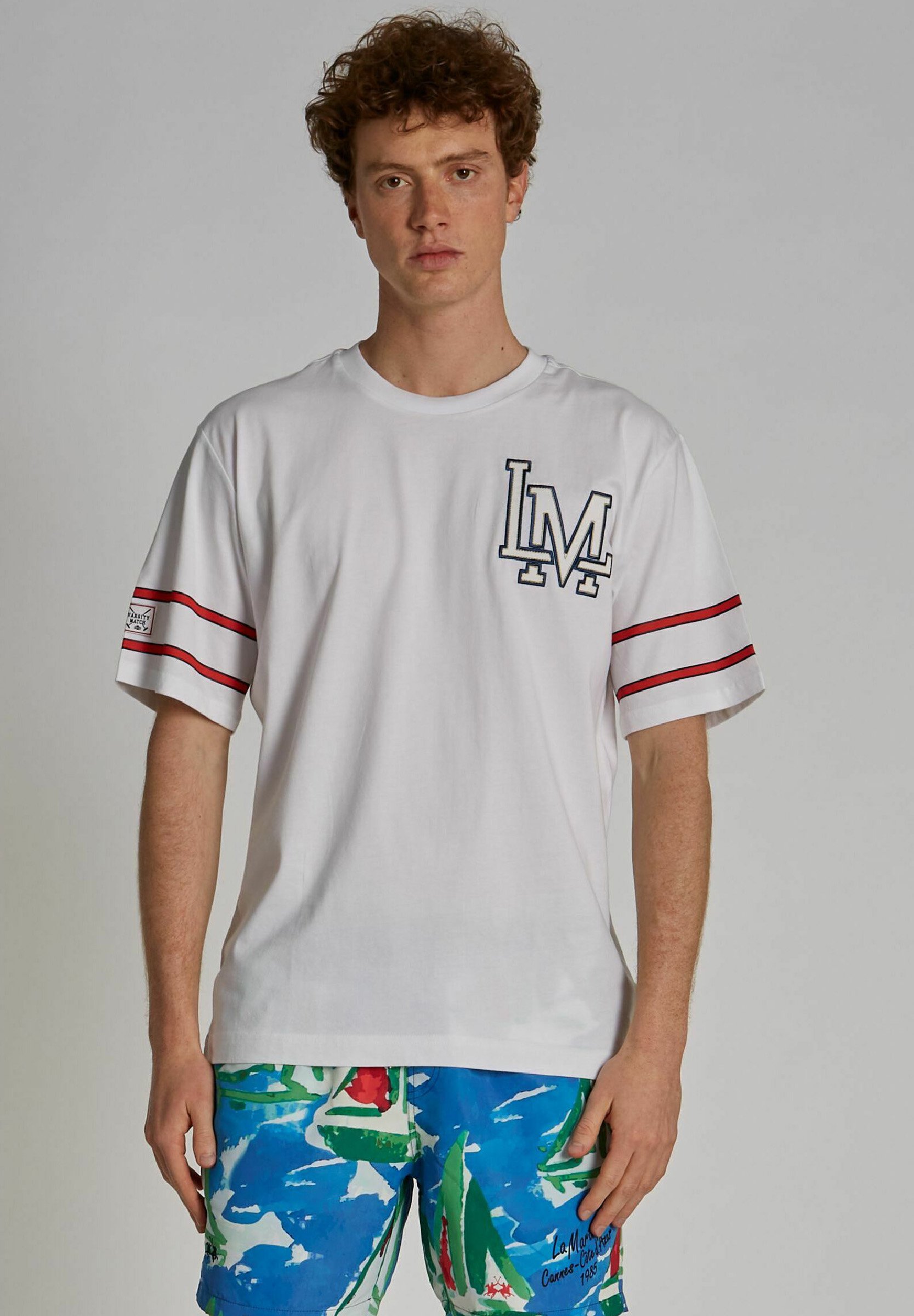 La Martina TYFORD - Camiseta estampada - optic white/blanco - Zalando.es