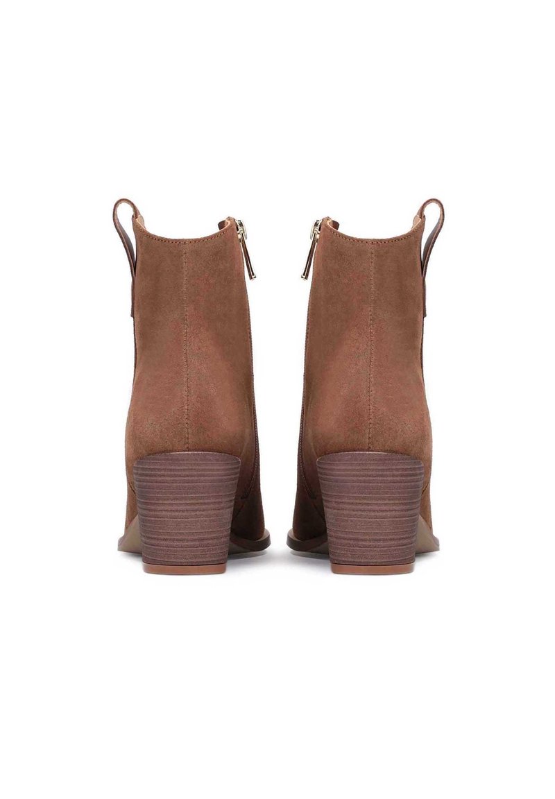 Damen Ankle Boots | Kazar SIGME Cowboy-/Bikerstiefelette brown/braun - HO80312 Damen Ankle Boots | Kazar SIGME Cowboy-/Bikerstiefelette brown/braun - HO80312