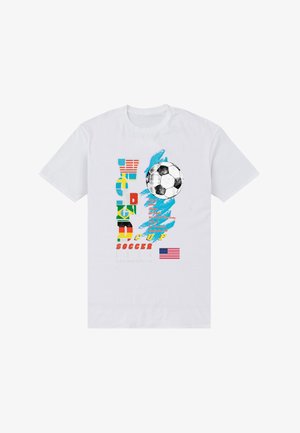 Henry Tiger, TOFFS WORLD CUP USA 94 RETRO FOOTBALL - T-shirt imprimé - white