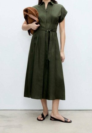 Shirt dress - khaki