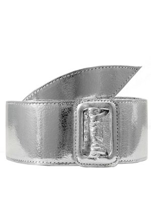 Vanzetti, LEATHER WAIST BELT - Waist belt - silber-metallic