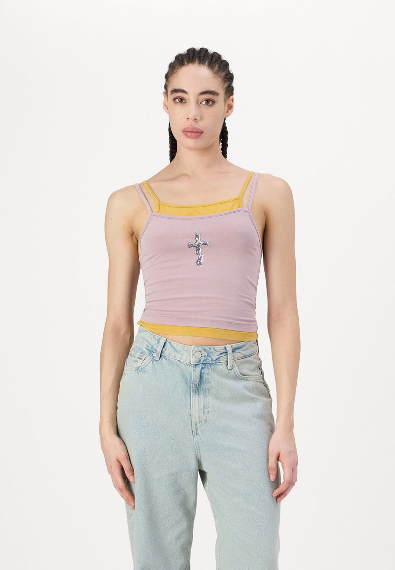 The Ragged Priest CHARM VEST - Top - lilac/yellow
