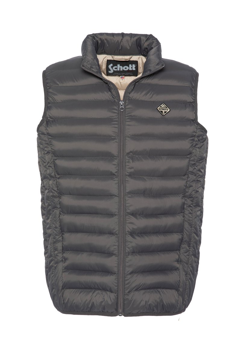 Schott Bodywarmer grijs