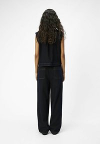 Object Široke kavbojke - dark blue denim