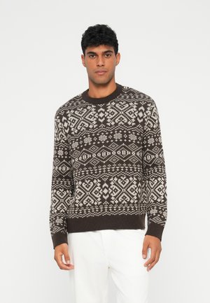 SLHHOLGER CREW NECK - Jumper - multi-coloured