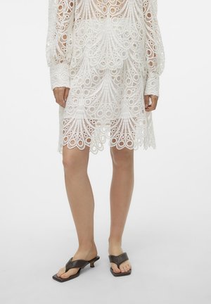 VMLINE SHORT SKIRT - Miniskjørt - snow white