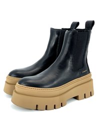 Copenhagen Studios CPH686 - Botas de tornozelo com plataforma - black/stone