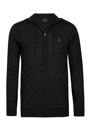 AllSaints MODE MERINO ZIP - Cardigan - black